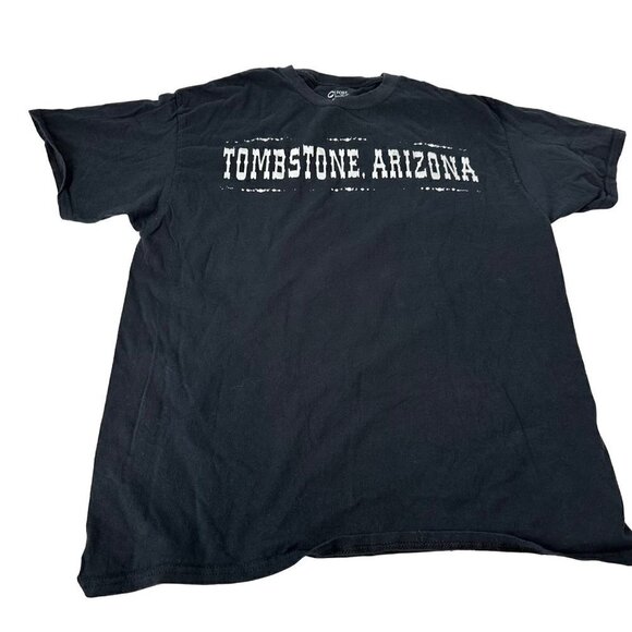 Port & Company Tops - * Tombstone, Arizona Black T-Shirt Size Large